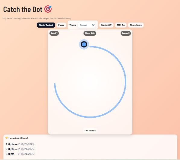 Catch the Dot Game Online Free